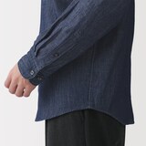 紳士　デニムシャツ