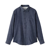 紳士　デニムシャツ