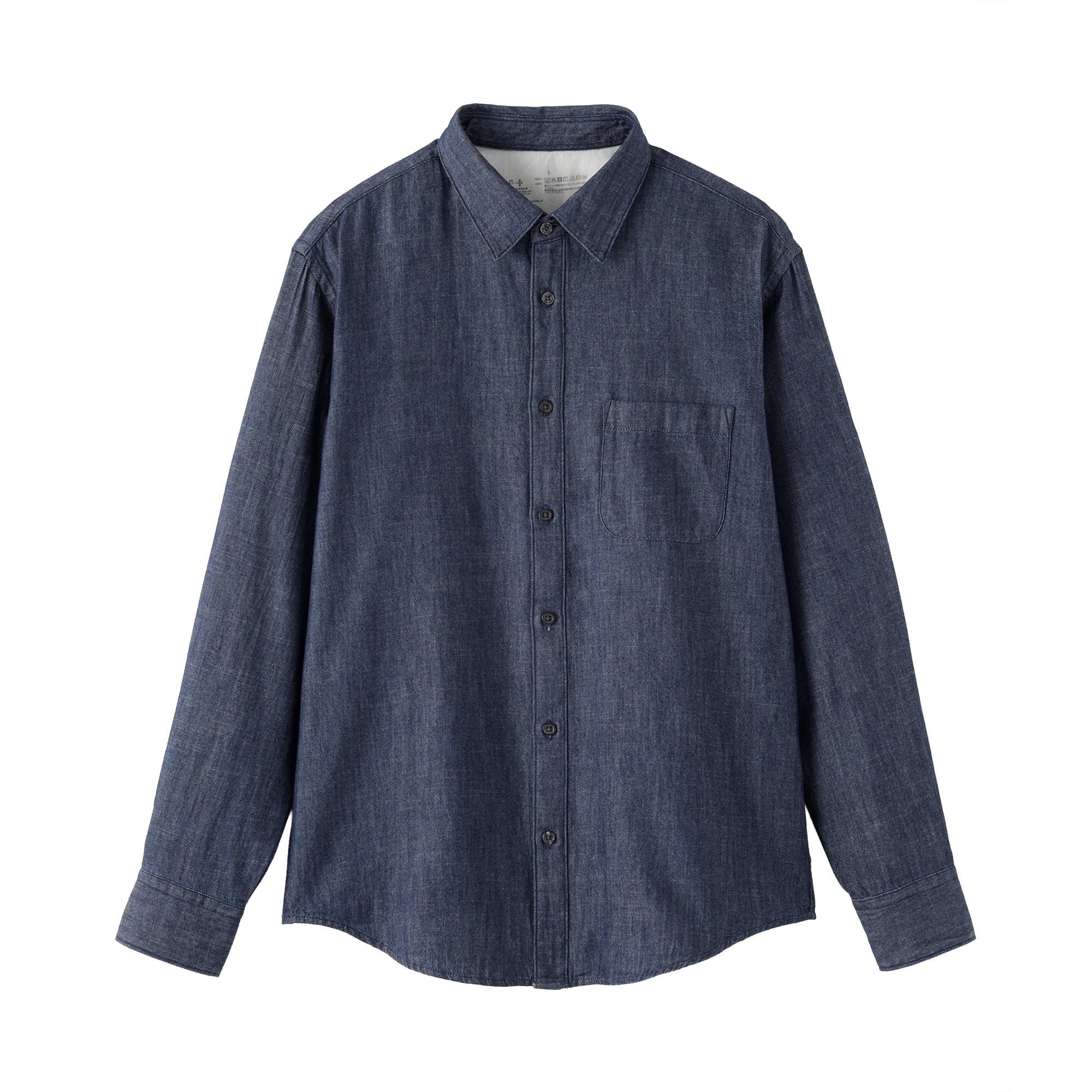 紳士　デニムシャツ