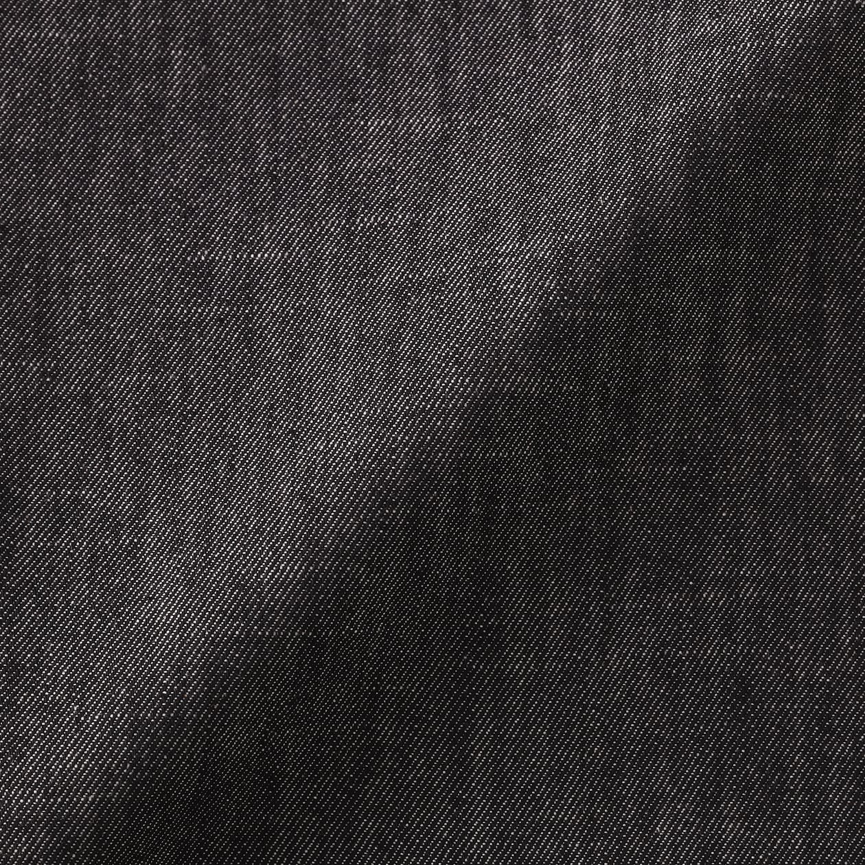 紳士　デニムシャツ　黒