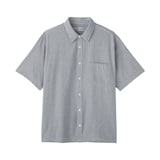 紳士　マドラスチェック半袖シャツ