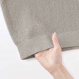 紳士　和紙混半袖クルーネックセーター