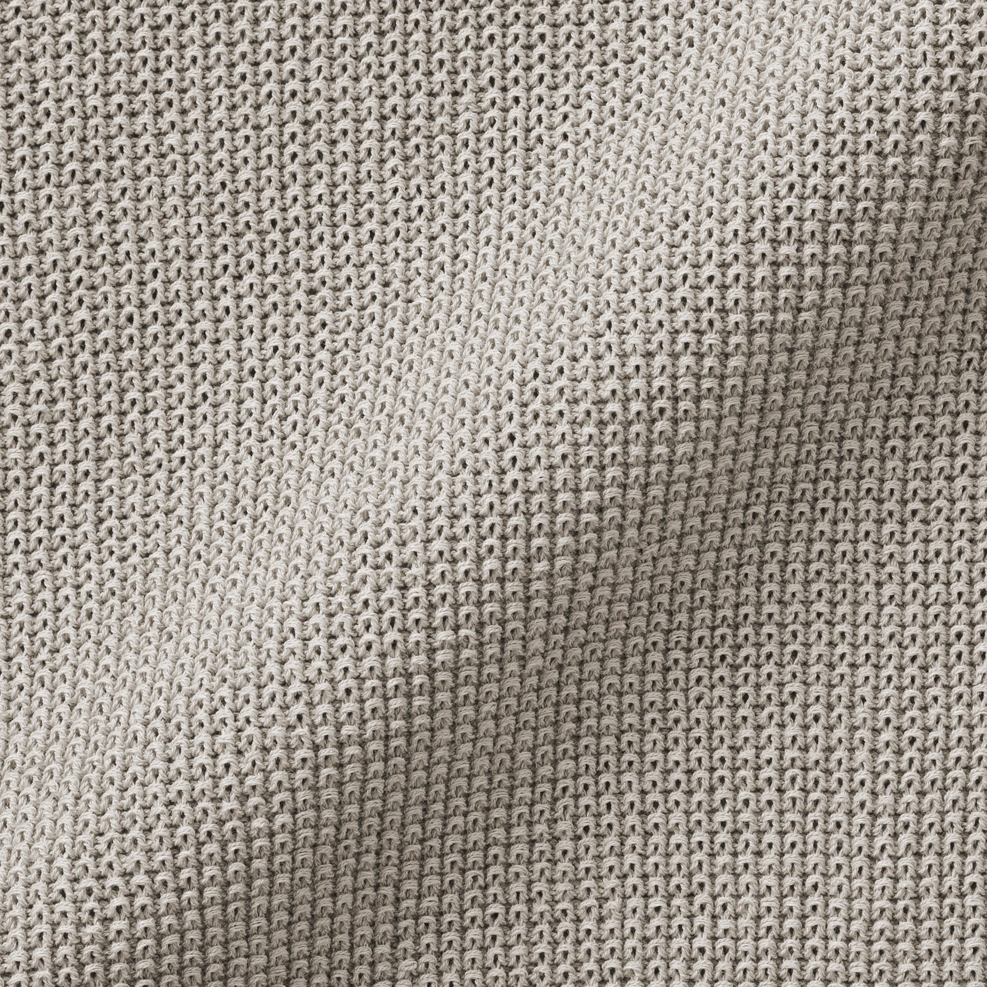 紳士　和紙混半袖クルーネックセーター