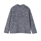 婦人　コットン混ブークレクルーネックセーター