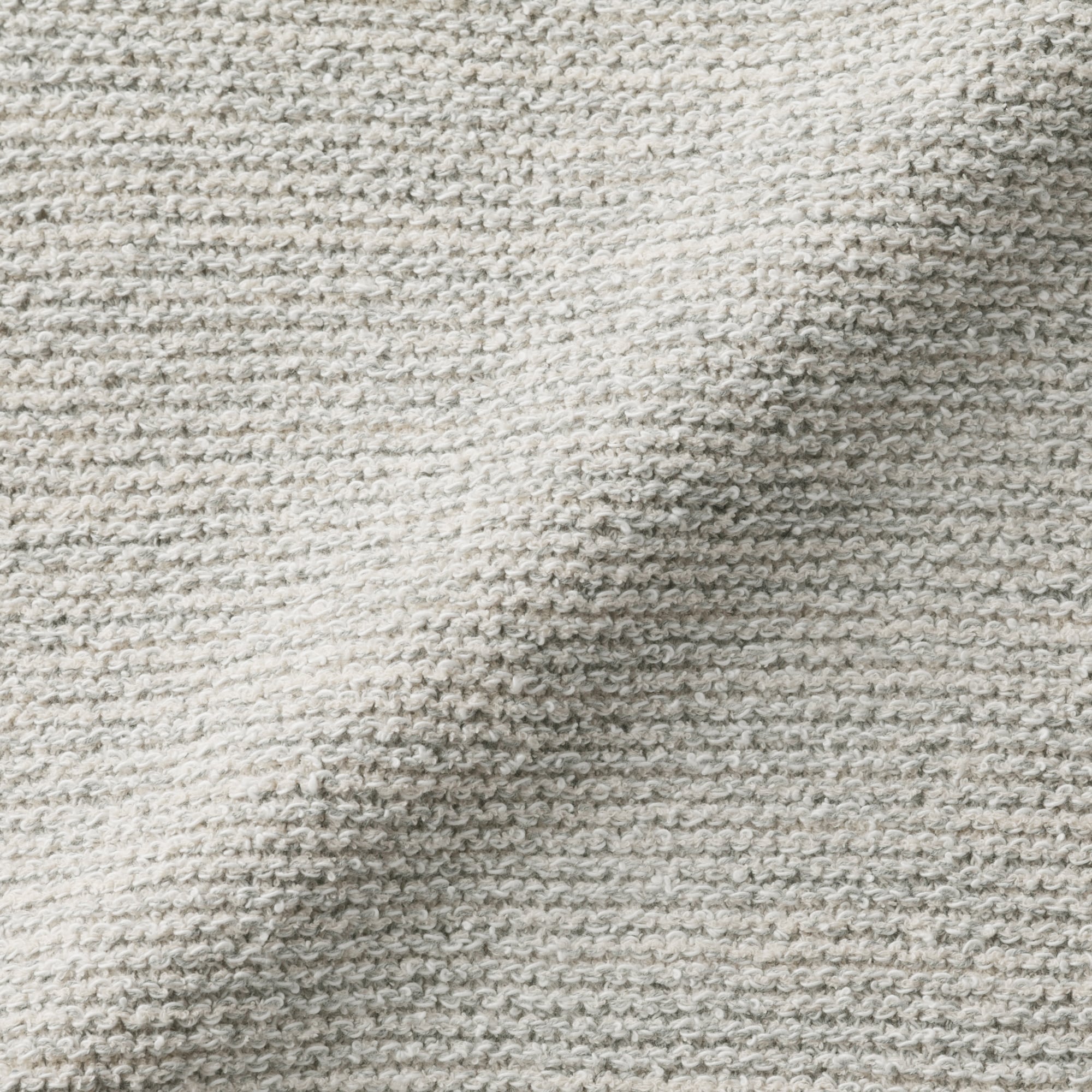 婦人　コットン混ブークレニットジャケット