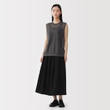 婦人　和紙混スリーブレスセーター