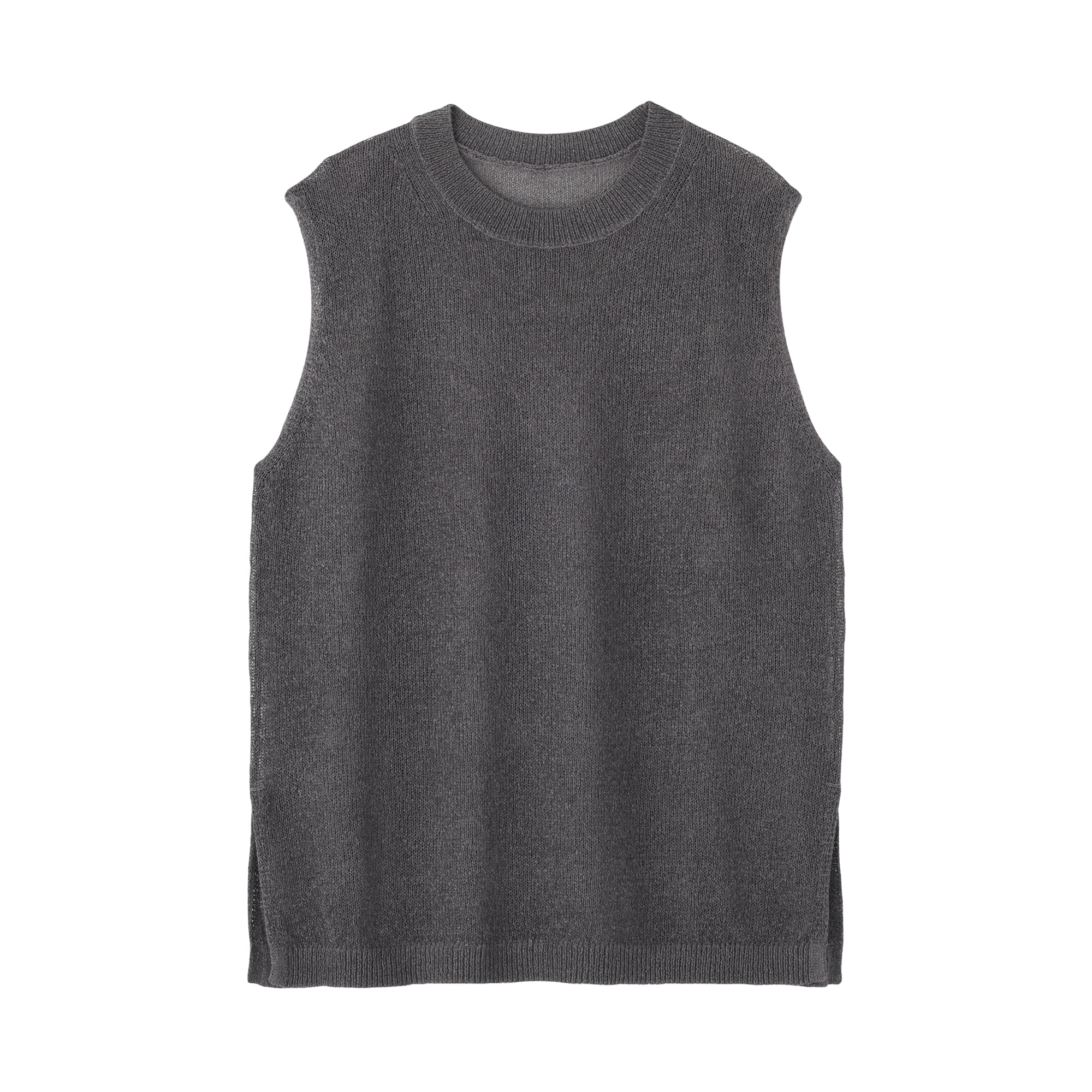 婦人　和紙混スリーブレスセーター