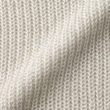 紳士　強撚コットンローゲージ長袖セーター