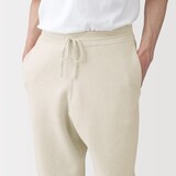 紳士　コットンミラノリブニットイージーパンツ