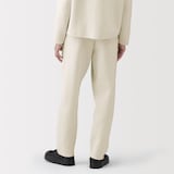 紳士　コットンミラノリブニットイージーパンツ