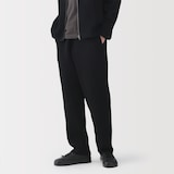 紳士　コットンミラノリブニットイージーパンツ