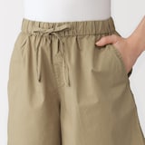 婦人　洗いざらし　ブロードショートパンツ