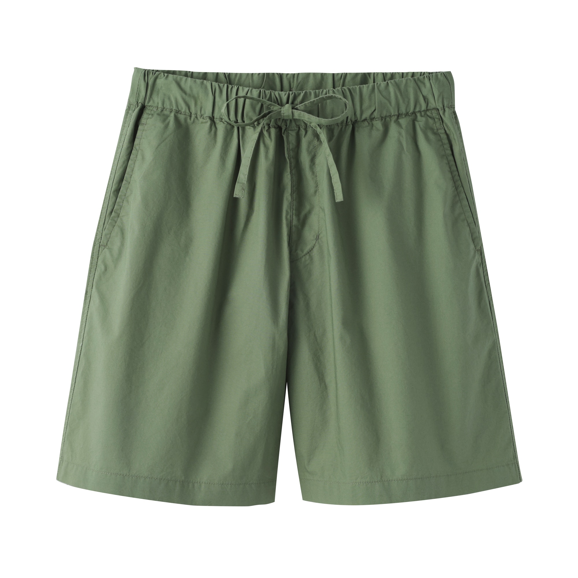 婦人　洗いざらし　ブロードショートパンツ