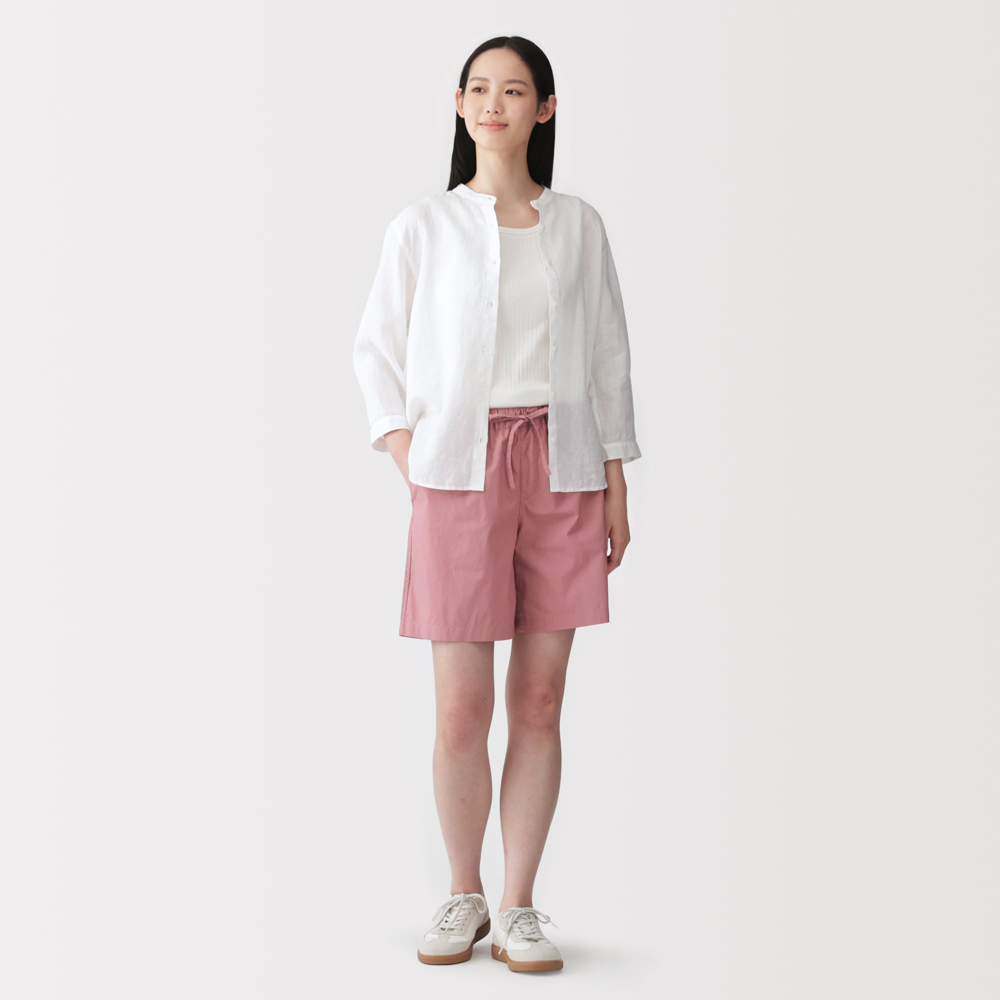 婦人 洗いざらし ブロードショートパンツ | 無印良品