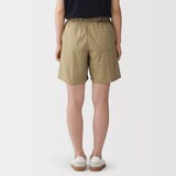 婦人　洗いざらし　ブロードショートパンツ