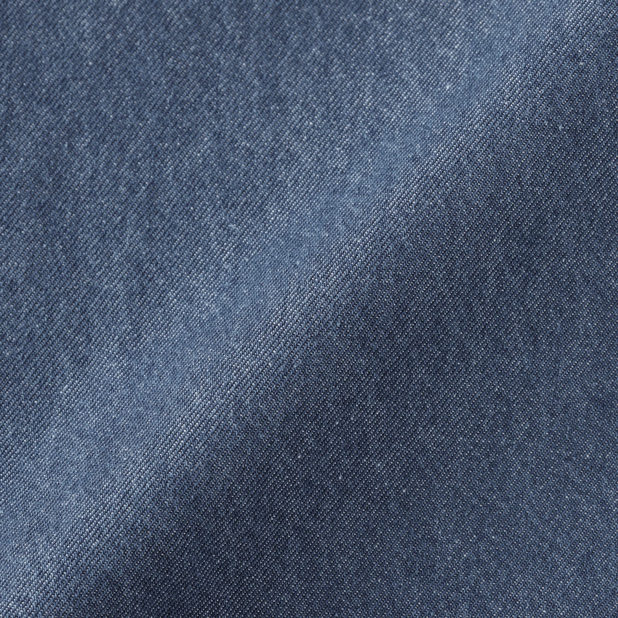 婦人　洗いざらし　デニムイージーテーパードパンツ