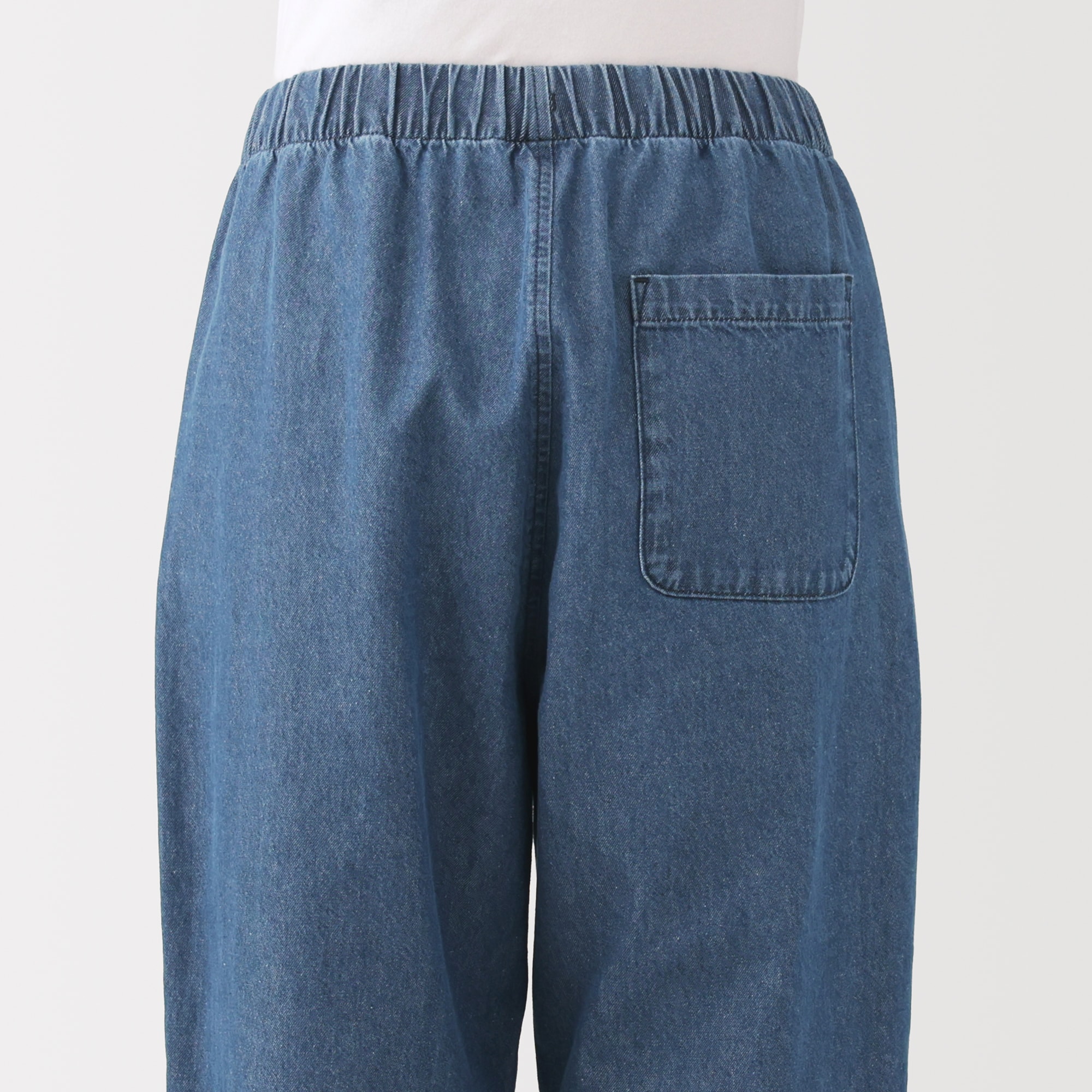 婦人 洗いざらし デニムイージーテーパードパンツ | 無印良品