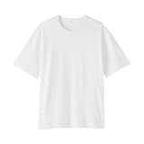 紳士　昔ながらの製法で編み立てた天竺クルーネック半袖Ｔシャツ