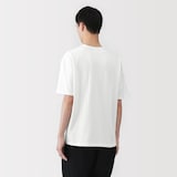 紳士　昔ながらの製法で編み立てた天竺クルーネック半袖Ｔシャツ