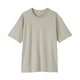 紳士　昔ながらの製法で編み立てた天竺クルーネック半袖Ｔシャツ