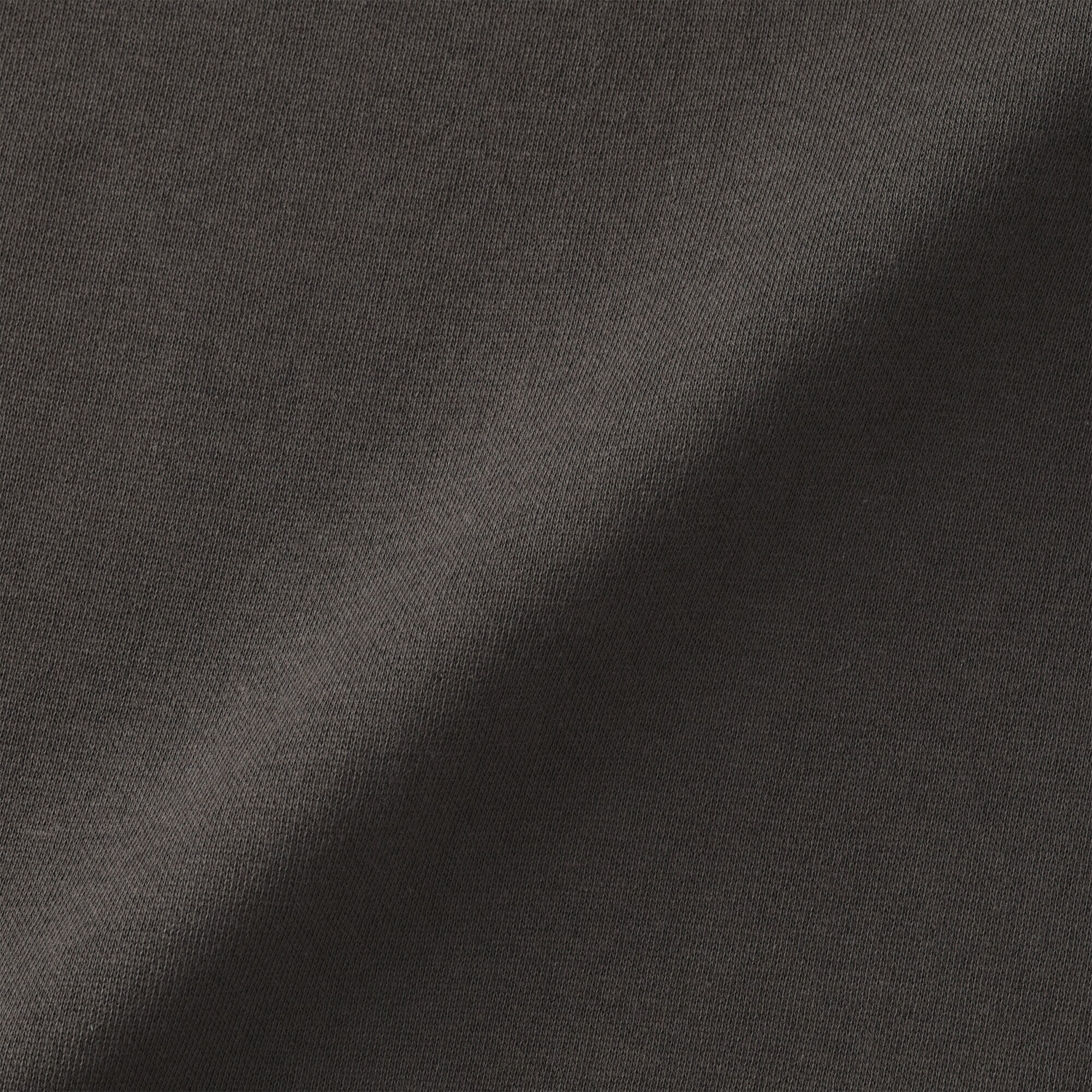 紳士　昔ながらの製法で編み立てたミニ裏毛クルーネック長袖Ｔシャツ