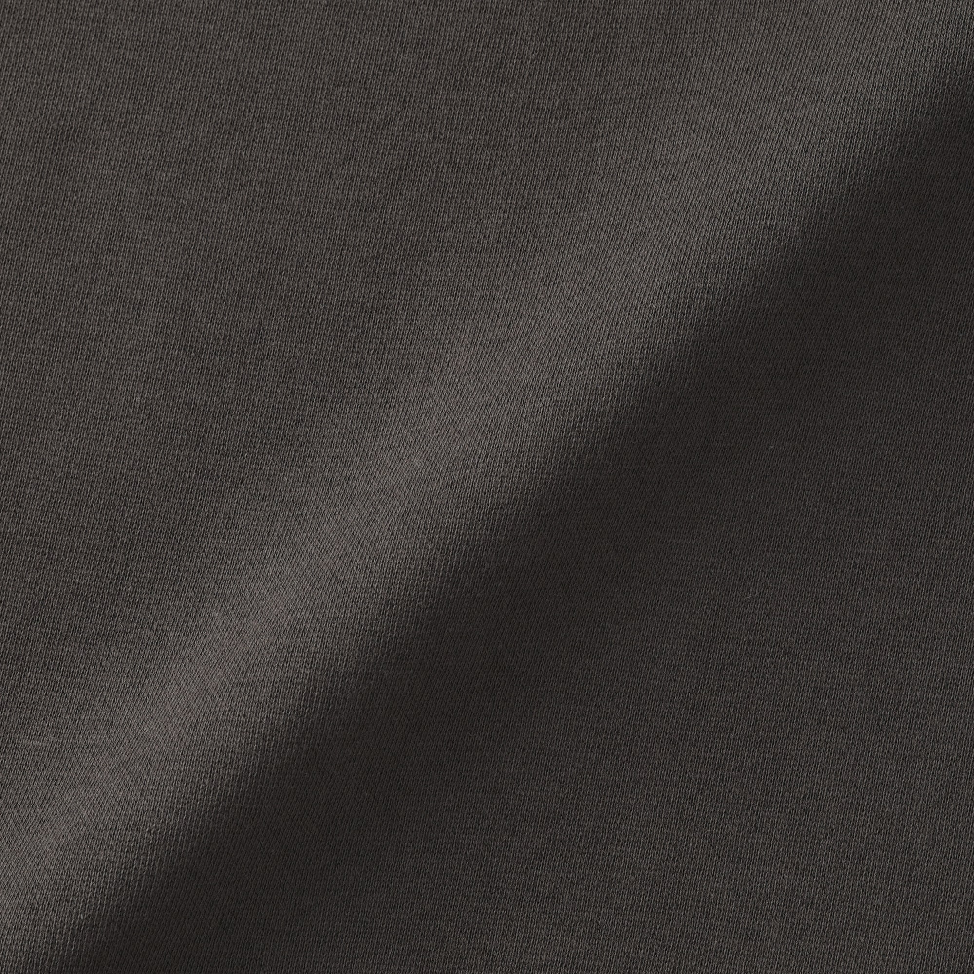 紳士　昔ながらの製法で編み立てたミニ裏毛クルーネック長袖Ｔシャツ