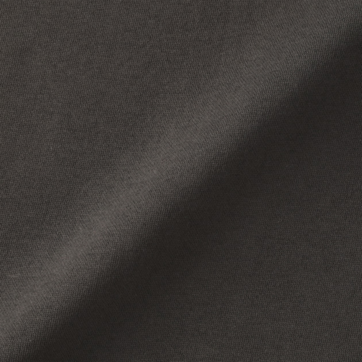 紳士　昔ながらの製法で編み立てたミニ裏毛クルーネック長袖Ｔシャツ