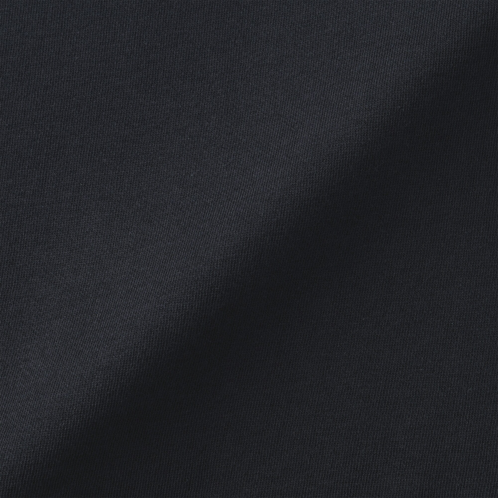 紳士　昔ながらの製法で編み立てたミニ裏毛クルーネック長袖Ｔシャツ