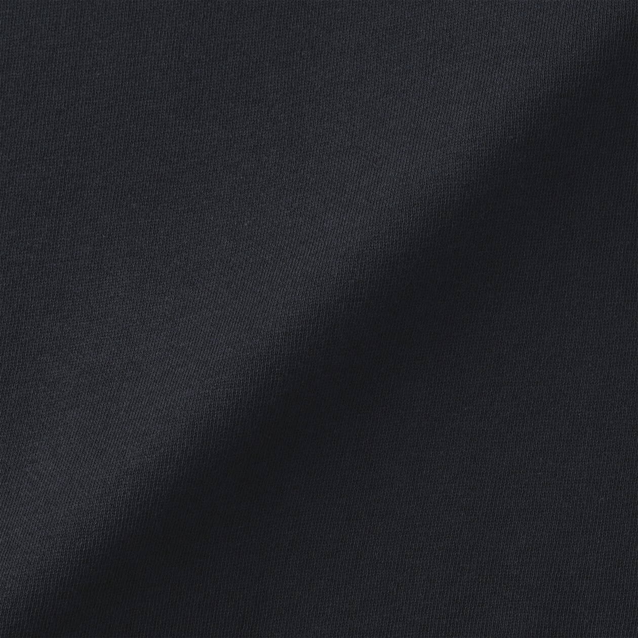 紳士　昔ながらの製法で編み立てたミニ裏毛クルーネック長袖Ｔシャツ