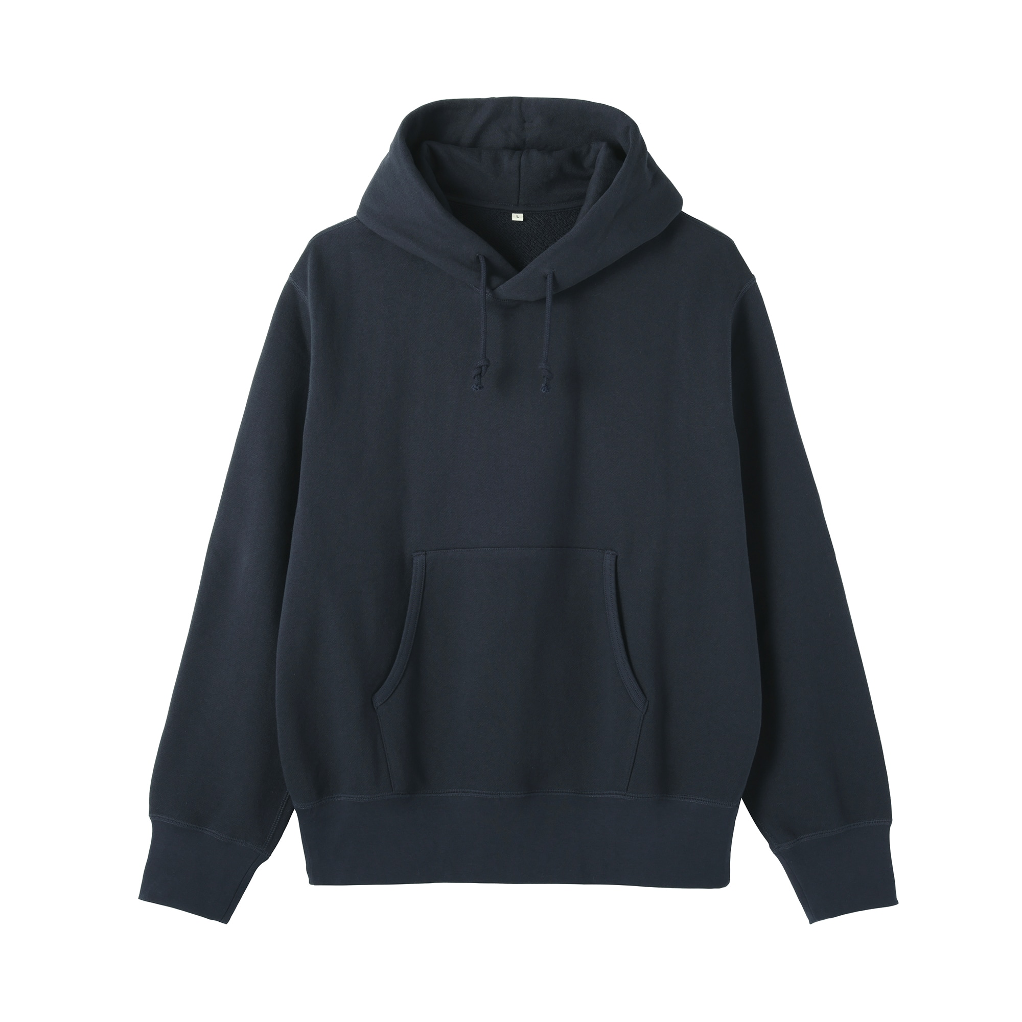 紳士　昔ながらの製法で編み立てたスウェットパーカ