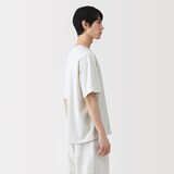 紳士　昔ながらの製法で編み立てたミニ裏毛クルーネック半袖Ｔシャツ