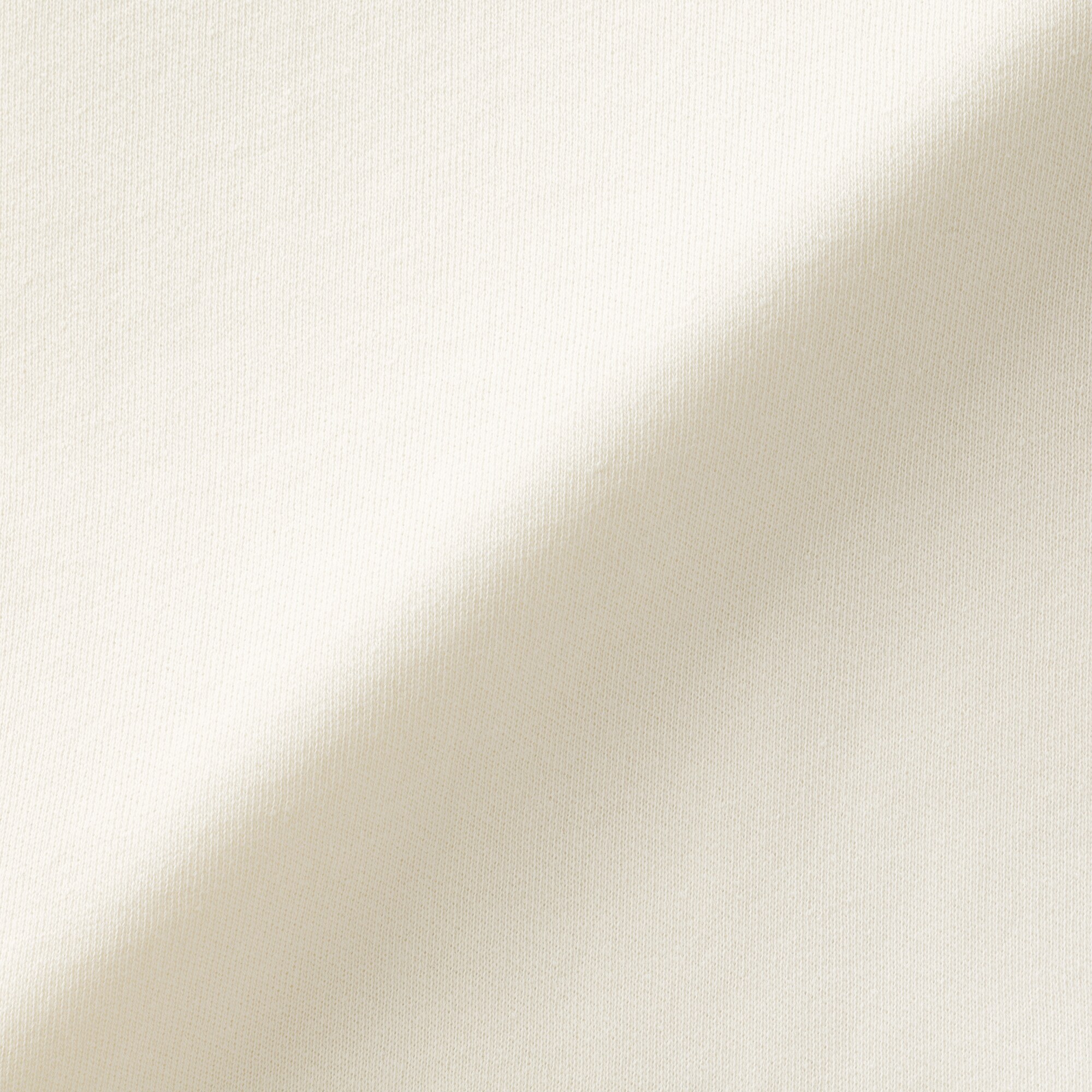 紳士　昔ながらの製法で編み立てたミニ裏毛クルーネック半袖Ｔシャツ