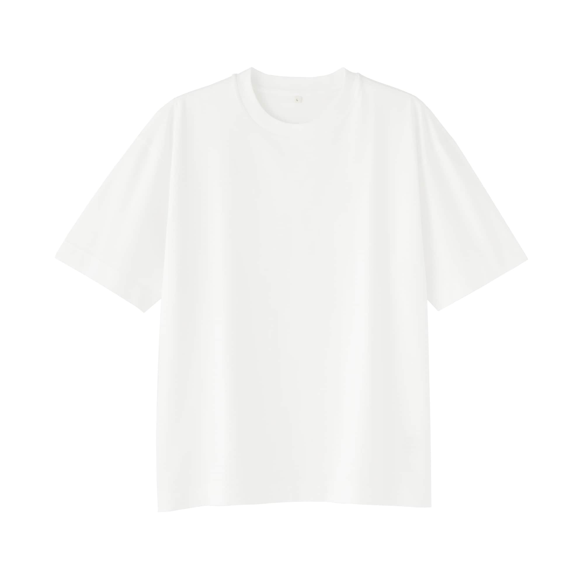 紳士　和歌山で編み立てた天竺クルーネック半袖Ｔシャツ