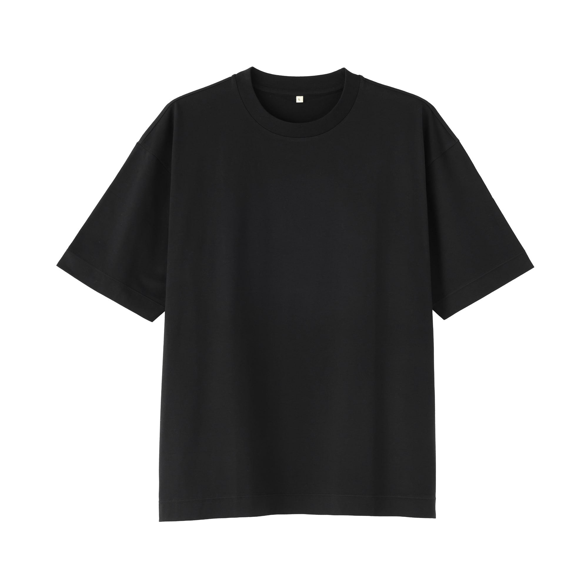 紳士　和歌山で編み立てた天竺クルーネック半袖Ｔシャツ
