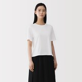 婦人　和歌山で編み立てた天竺クルーネック半袖Ｔシャツ