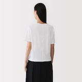 婦人　和歌山で編み立てた天竺クルーネック半袖Ｔシャツ