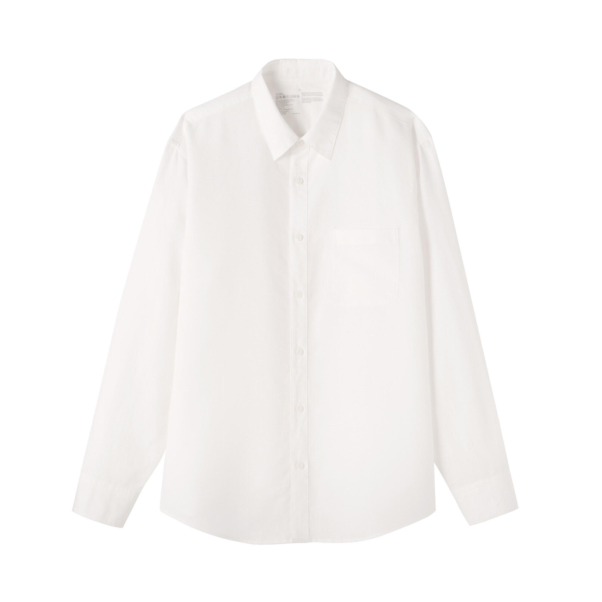 紳士　ヘンプコットン長袖シャツ