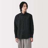 紳士　ヘンプコットン長袖シャツ