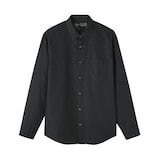 紳士　ヘンプコットン長袖シャツ