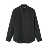 紳士　ヘンプコットン長袖シャツ