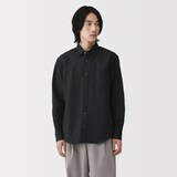 紳士　ヘンプコットン長袖シャツ