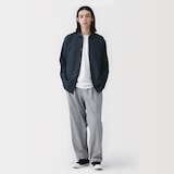 紳士　ヘンプコットン長袖シャツ