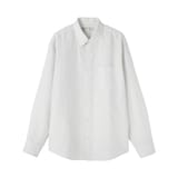 紳士　ヘンプコットン長袖シャツ