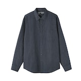 紳士　ヘンプコットン長袖シャツ