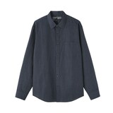 紳士　ヘンプコットン長袖シャツ