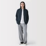 紳士　ヘンプコットン長袖シャツ