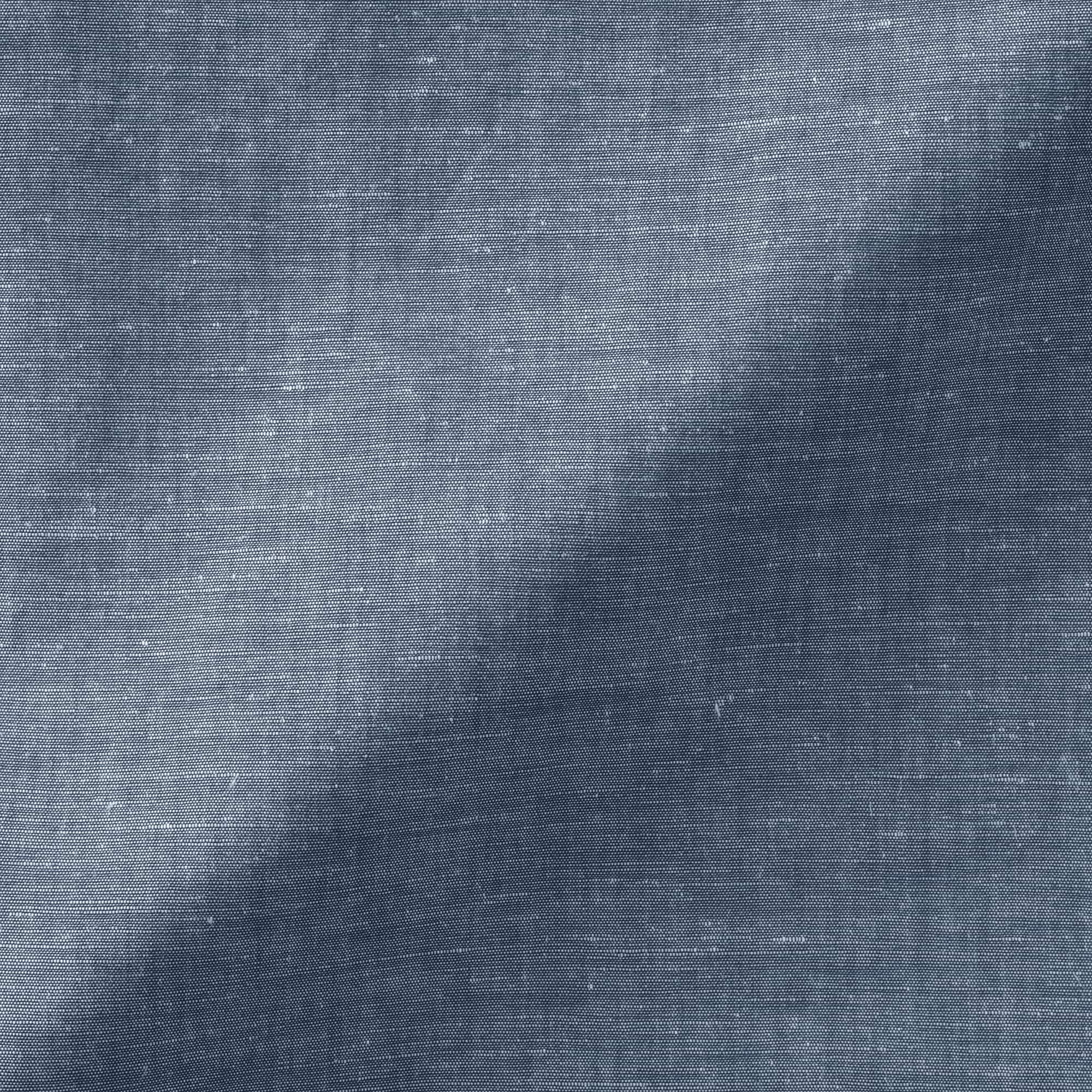 紳士　ヘンプコットンスタンドカラー長袖シャツ