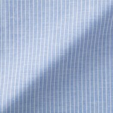 紳士　ヘンプコットンスタンドカラー長袖シャツ