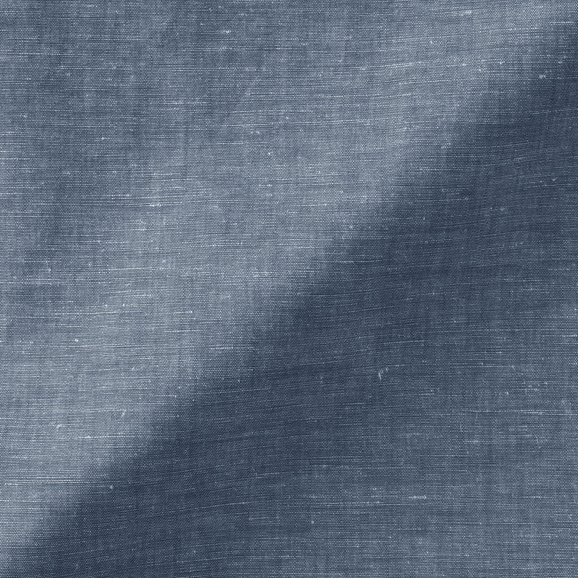 紳士　ヘンプコットンスタンドカラー長袖シャツ