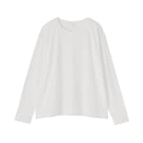 婦人　コットン天竺リラックス長袖Ｔシャツ